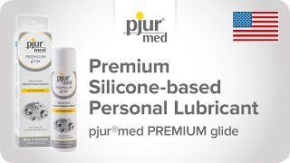 USAPremium Silicone Personal Lubricant  pjur med PREMIUM glide [upl. by Carlita409]