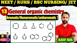 Aromatic  Antiaromatic  Nonaromatic  asif sir [upl. by Ekrub]