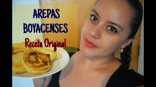 Arepas Boyacenses Receta Original cocina con kaju [upl. by Oker]