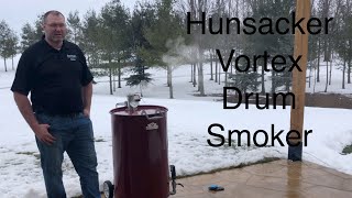 Hunsacker Vortex Drum Smoker w Fireboard 2 Drive [upl. by Sert380]