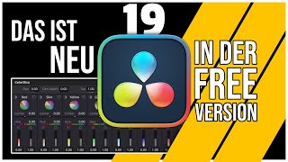 DaVinci Resolve 19 ist Da  Das ist NEU in der kostenlosen Version [upl. by Starobin]