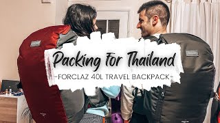 Packing for Thailand  Forclaz 40L Backpack [upl. by Danice]