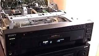 Sony MDP600 LaserDisc Player Auto Reverse quotCQuick Reversequot [upl. by Secnarfyram]