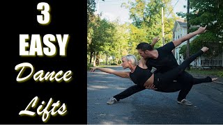 3 Easy Dance Lifts Partnering tips [upl. by Ykcub]