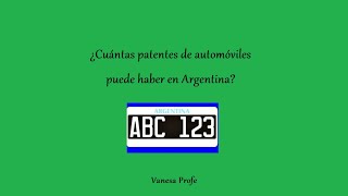 ¿Cuántas patentes había en Argentina [upl. by Aidul802]