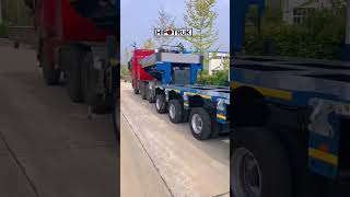 360Ton Hydraulic Platform Trailer by China HIPOTRUK heavyhaul [upl. by Errol]