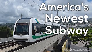 The Newest Subway System in America is NOW OPEN  Honolulu Skyline [upl. by Thorvald]