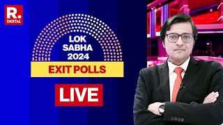 Elections 2024 Exit Poll Results LIVE Indias Biggest Election Coverage With Arnab  Republic LIVE [upl. by Grimes]