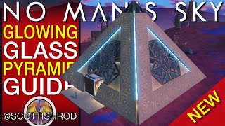 How To Build A Glowing Glass Pyramid  No Mans Sky Update 2024  Amazing Base  NMS Scottish Rod [upl. by Corsetti743]