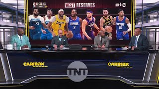 NBA AllStar 2024 Reserves Revealed West  Inside the NBA [upl. by Corneille735]