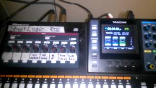 Tascam dp24 demo transferring files [upl. by Farrison346]