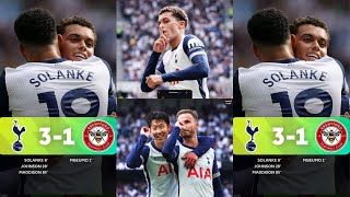 Tottenham Vs Brentford 3  1 match highlights [upl. by Yecnahc]