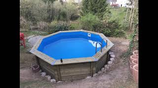 Poolbau 2020 Holzpool Bali [upl. by Madella]