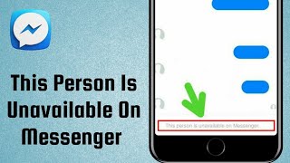 How To Fix This Person Is Unavailable On Messenger Error  This Person Is Unavailable On Messenger [upl. by Rakso]