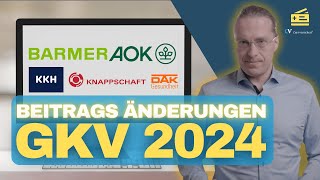 Beitragsschock in der gesetzlichen Krankenversicherung 2024 [upl. by Carrel]