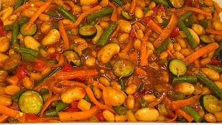 3 Beans SaladSunday Kos Side DishSouth African RecipeFood We Eat [upl. by Egres]