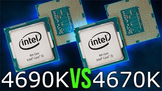 Intel i54690K vs i54670K [upl. by Fish]