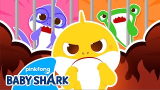 ✨NEW Baby Sharks Friends Are Trapped  Baby Shark Story Episodes  Baby Shark Official [upl. by Aizat21]