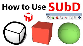 How to Use SUbD Plugin In SketchUp  Subdivision Modeling  TutorialsUp [upl. by Carolina]