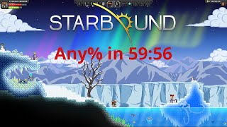 Starbound Speedrun Any  WR in 5956 [upl. by Daphene]