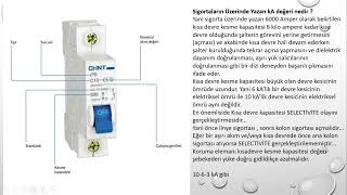 Otomatik Sigorta Çalışma Prensibi ve Sigorta Seçimi MCB [upl. by Thormora]