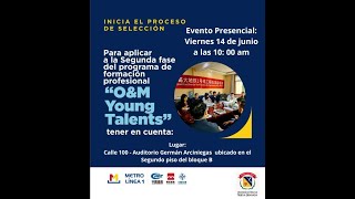 segunda fase del programa de formación profesional OampM Young Talents [upl. by Esalb]