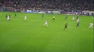 Karim Benzema Bicycle Kick GOAL Ajax vs Real Madrid 20121003 Ajax Area [upl. by Ojeitak]