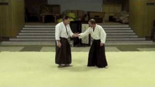 Soto Kaiten Nage Katate Dori  Aikido Beginners Level [upl. by Ayk]