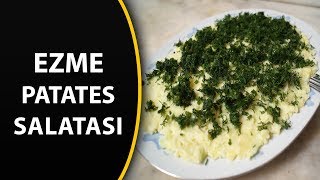 PATATES SALATASI  Ezme Patates salatası tarifi  Salata tarifleri [upl. by Uticas]