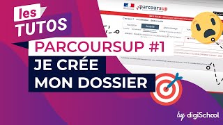 Parcoursup  tuto 1  Je crée mon dossier Parcoursup [upl. by Nazario]