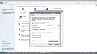 Configurar red y conexión a Internet en Windows 7 en PC de casa [upl. by Aiuqet6]