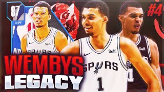 WEMBYS LEGACY 4  RUBY WEMBYS DEBUT NBA 2K24 MYTEAM [upl. by Bencion]