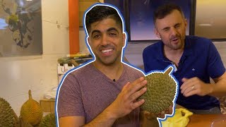 We got Gary Vaynerchuk to try the worlds smelliest fruit  CNBC Reports [upl. by Homovec]