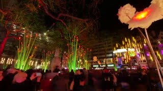 Lumiere London Time Lapse [upl. by Adlihtam]