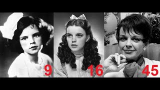 Judy Garland from 1 to 47 years old [upl. by Rats668]