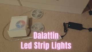 Dalattin Led Strip Lights Review  Color Changing Lights with 44 Keys Remote [upl. by Maridel]