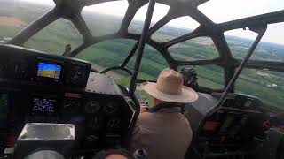 B29 Superfortress  FiFi  Landing at Airventure 2024  Cockpit View [upl. by Daveta421]