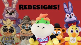 Funko’s FNAF Plushies Remake ReviewSpeed draw [upl. by Iz]