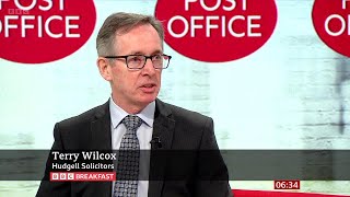 Terry Wilcox Hudgell Solicitors Discusses The Post Office Inquiry On BBC Breakfast 09042024 [upl. by Amlev]