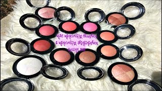 MAC Mineralize Blushes  Skinfinishes ALL 12 SHADES [upl. by Otrebogad]