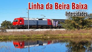 Comboios intercidades na Linha da Beira Baixa [upl. by Lesirg]