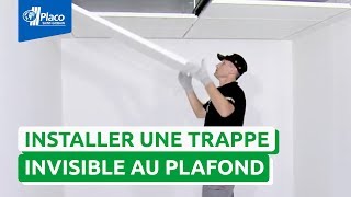 Comment poser une trappe de visite au plafond avec Gyptone® Trap  I Les Tutos Placo® [upl. by Anitrak]