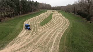 Fairway sand top dressing and drag matting 2022 [upl. by Cordelia]