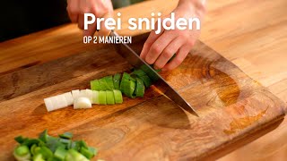 Prei snijden  How to  Allerhande [upl. by Nelyt572]