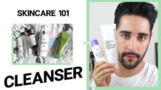 SKINCARE 101  Cleansers How To Use Why When and What Cleanser Is Best For You ✖ James Welsh [upl. by Inahet]