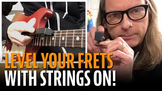 Why You Should Level Frets Under String Tension [upl. by Esyli697]