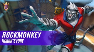 ROCKMONKEY TIBERIUS PALADINS COMPETITIVE PRO PLAYER TIGRON’S FURY [upl. by Puglia]