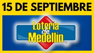 Resultado de la LOTERIA DE MEDELLIN del VIERNES 15 DE septiembre DE 2023 ✅ [upl. by Pacian]