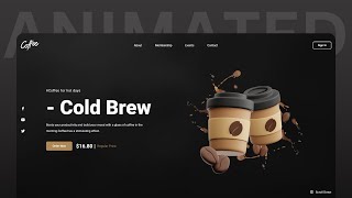 Animating Responsive Website Using HTML And CSS StepbyStep [upl. by Eilrahc]