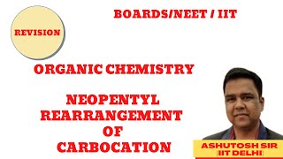 Neopentyl Rearrangementvery important for JEE  NEET [upl. by Longwood205]